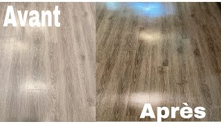 ✨Comment Nettoyer le Parquet et le restaurer  How to Clean your hardwood floor and keep it shiny✨ [upl. by Rizan]