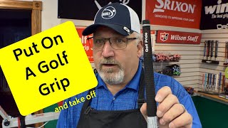 How To Put On A Golf Grip 2020 [upl. by Wetzell]