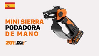 WORX WG324E MINI SIERRA PODADORA DE MANO ES [upl. by Carlin]