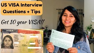 USA Tourist Visa Interview for Indians 2023  Questions Rejection reasons amp Interview experience [upl. by Radferd]