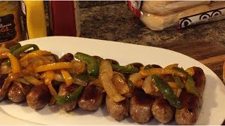 How to make sausage peppers and onions [upl. by Nehgam]