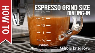 How To Dial In Grind Size for Espresso [upl. by Grover]