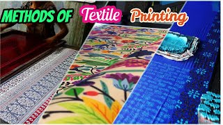 What is Textile Printing  Different Methods of Textile Printing [upl. by Htial]