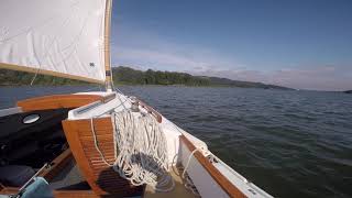 Marshall Sanderling catboat  Columbia River 2020 [upl. by Manchester]