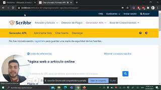 Citar páginas web en APA en 10 segundos [upl. by Ainavi]