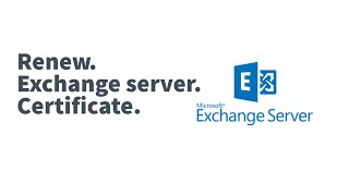 Exchange 2019 Certificate renewal [upl. by Orazal638]