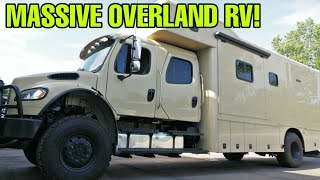 MASSIVE RV 4x4 OffRoad Motorhome Overlanders Dream The Showhauler [upl. by Waldron182]