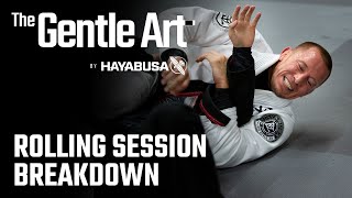 Georges StPierre BJJ Rolling Session  Technique Commentary Breakdown  The Gentle Art [upl. by Ennaed]