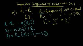 How to calculate resistivity and temperature coefficient [upl. by Aniretake]