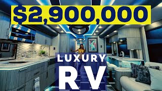 29 MILLION LUXURY RV  Foretravel Prevost Conversion Motorhome [upl. by Durning]