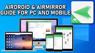 AirMirror and AirDroid for Android and Windows Guide 2020 [upl. by Atrahc7]