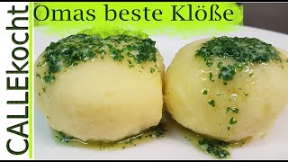 Omas Kartoffelklöße selber machen  Das Rezept  lecker und einfach [upl. by Nuavahs373]