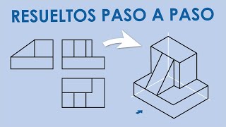 📐 3 EJERCICIOS de PERSPECTIVA Isométrica RESUELTOS  MelganniaTV [upl. by Idieh995]