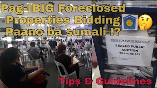 PagIBIG Foreclosed Properties BiddingPaano ba sumali [upl. by Ainevul452]