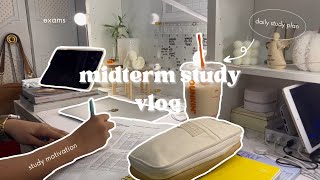 study vlogmidterms study plan  more [upl. by Sparkie]