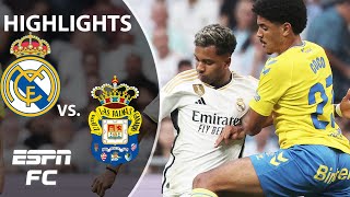 Real Madrid vs Las Palmas  LALIGA Highlights  ESPN FC [upl. by Vogel]