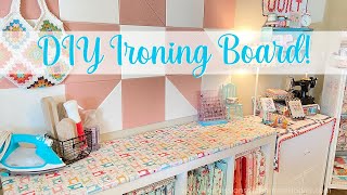 EASY DIY Ironing Board Tutorial No Sew [upl. by Lilyan166]