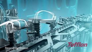 Tofflon 120VPM Vial Filling Line [upl. by Amie]