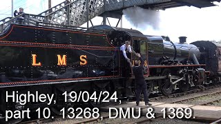 13268 DMU amp 1369 Highley 190424 SVR Spring Steam Gala part 10 [upl. by Sidnac]