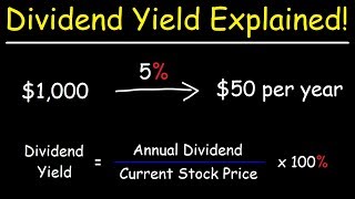 The Dividend Yield  Basic Overview [upl. by Thorn]