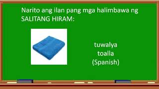 Mga Salitang Hiram [upl. by Donia]