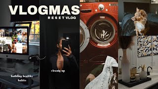 The first day of Vlogmas  How i prepare for the week cleaning  selfcare  reset vlog [upl. by Aziar]