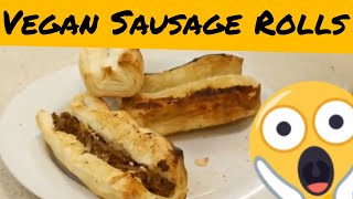 Vegan Sausage Roll Recipe  Healthy Greggs Alternatives [upl. by Lotz]