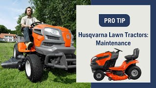 Husqvarna Lawn Tractors Maintenance [upl. by Bohlin]