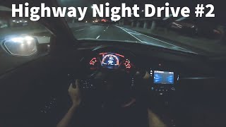 1 Hour Highway Night Driving for Sleep ASMR Relaxing 2 [upl. by Stephan149]