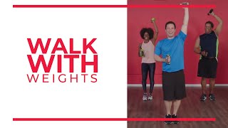 Walk With Weights  At Home Workout Videos [upl. by Eilyw587]