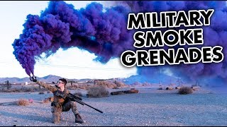 Testing Smokes Grenades and Airsoft Flashbangs [upl. by Ardnuhsal]