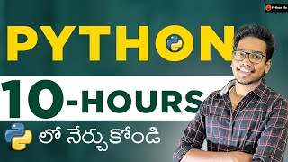 Python 10 hours In Telugu For Beginners [upl. by Oilenroc]