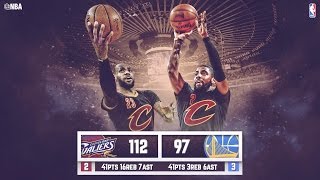 Warriors vs Cavaliers Game 5 NBA Finals  061316 Full Highlights [upl. by Kotz901]