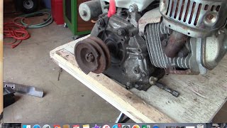 How To Remove A Stuck Pulley Off A Tractor Engine [upl. by Einnaf]