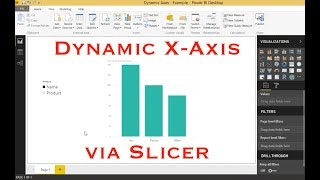 Power BI  Dynamic Axis via Slicer No DAX [upl. by Hock930]