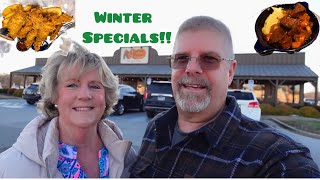 Sevierville Cracker Barrel Winter Specials [upl. by Mobley]