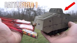 Cheap RCtank BattleField firework mods [upl. by Madaras705]