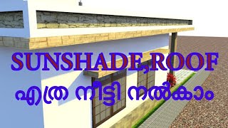 Kerala Building Rules 2020 RoofBalconySunshade Projections Permissible [upl. by Eadwina]