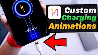 How to set Custom Charging Animations on iPhone  iOS 14 customizations [upl. by Viens]