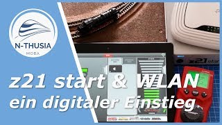 Steuerung – z21 start multiMAUS WLAN Package z21 App  Schreibtisch Modellbahn Spur N [upl. by Debby103]