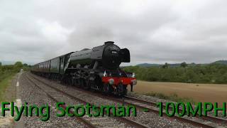 60103 Flying Scotsman doing 100mph [upl. by Lubbi765]