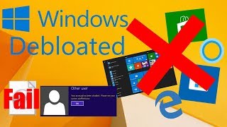 Creating Debloated Windows 10 and 81 iso Files and Messing Up  NTLite [upl. by Wain]