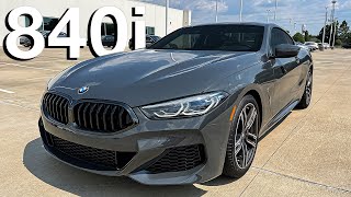 2022 BMW 840i Coupe in Dravit Grey Walkaround Review  Exhaust Sound [upl. by Eiramadnil]