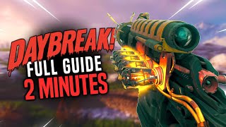 2 Minute Breakdowns  quotDAYBREAKquot FULL MAP GUIDE CUSTOM ZOMBIES [upl. by Sahc]