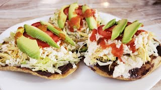 TOSTADAS DE POLLO AL SABOR DE VERACRUZ [upl. by Clausen]