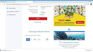 Como Descargar Tu Factura Telmex [upl. by Airtemed790]