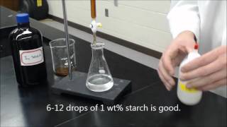 Lab8 vitamin C and iodine titration [upl. by Ledeen259]