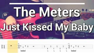 The Meters  Just Kissed My Baby Bass Cover TABS [upl. by Nuajed600]