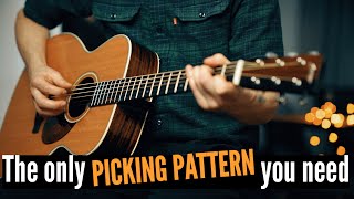 The LEGENDARY picking pattern  Travis Picking [upl. by Notsniw]