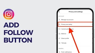 How To Add Follow Button on Instagram [upl. by Choo432]